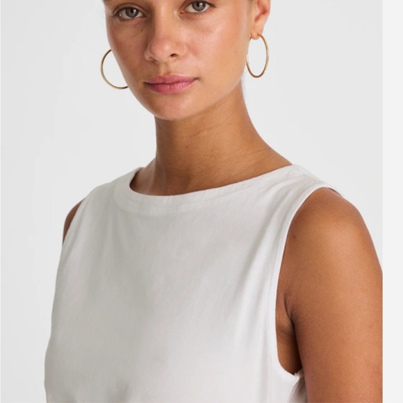 Madewell Cinched Crewneck Tank - Picture 3 of 4